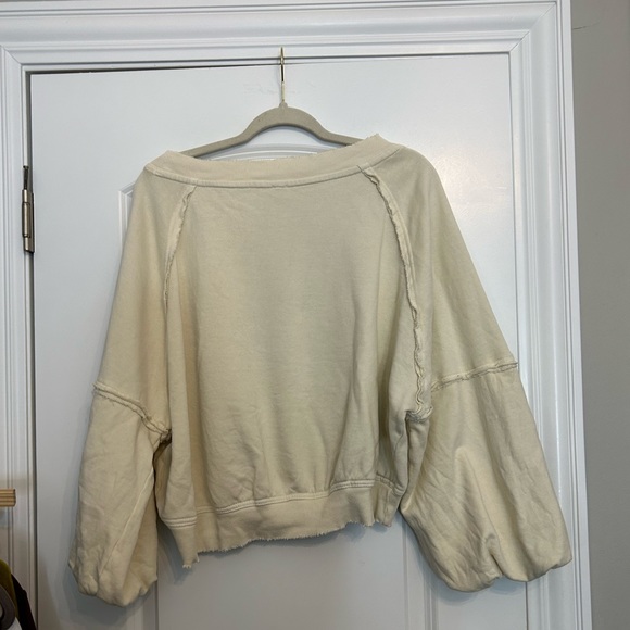 Free People Sweet Deets Sweatshirt- XS - Picture 5 of 5